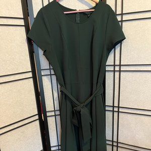 Lane Bryant Maxi Dress Green Sz 16